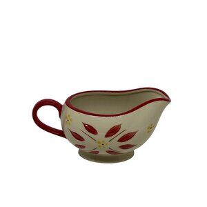 Temp-tations Old World Gravy Boat by Tara Floral 14oz 7.5" Ceramic Serving Dish